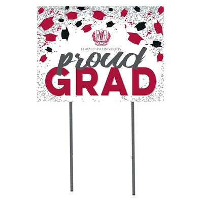 LLU Lions 18" x 24" Proud Grad Yard Sign