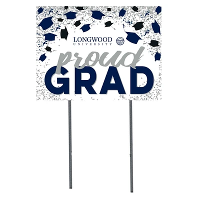 Longwood Lancers 18" x 24" Proud Grad Yard Sign
