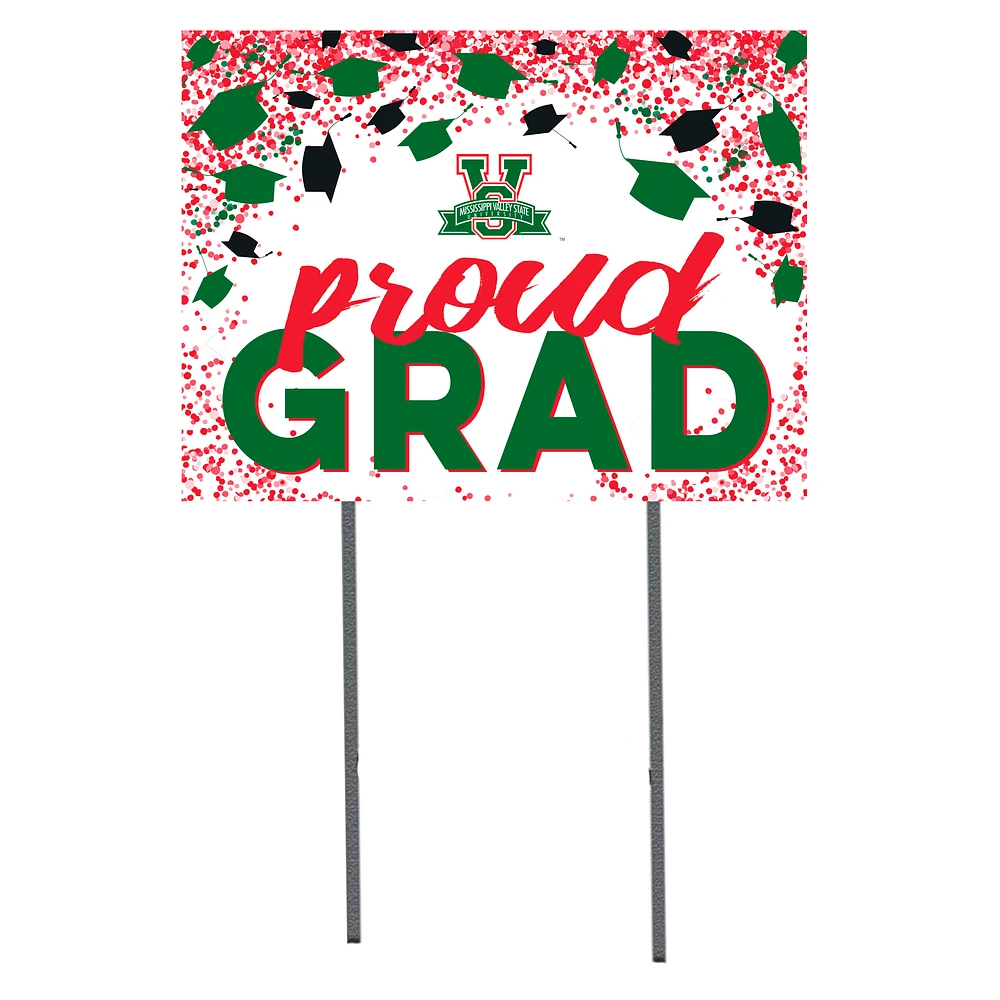 Miss Valley St Univ Delta Devils Class of 2023 18" x 24" Yard Sign