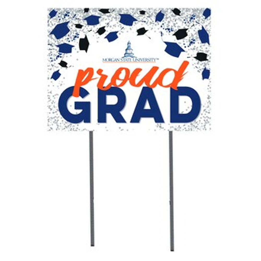 Morgan State Bears 18" x 24" Proud Grad Yard Sign