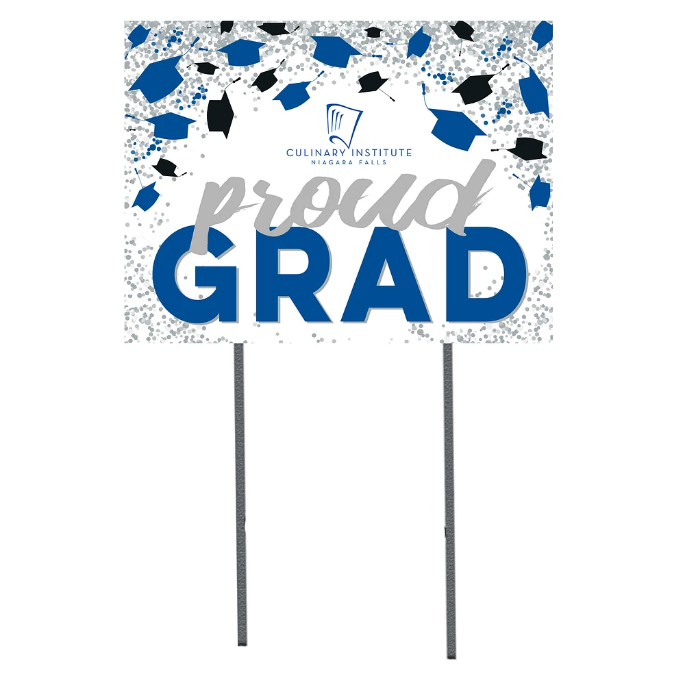 Niagara Falls Culinary Institute 18" x 24" Proud Grad Yard Sign