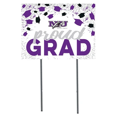 Niagara Purple Eagles 18" x 24" Proud Grad Yard Sign
