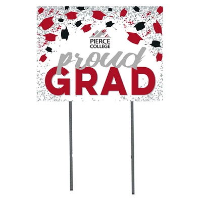 Pierce College Raiders 18" x 24" Proud Grad Yard Sign