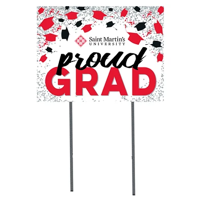 Saint Martin's Saints 18" x 24" Proud Grad Yard Sign