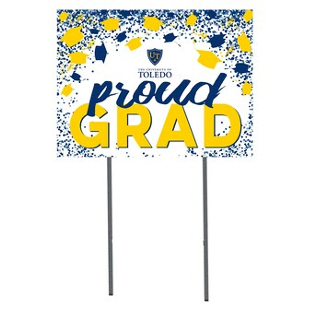 Toledo Rockets 18" x 24" Proud Grad Yard Sign