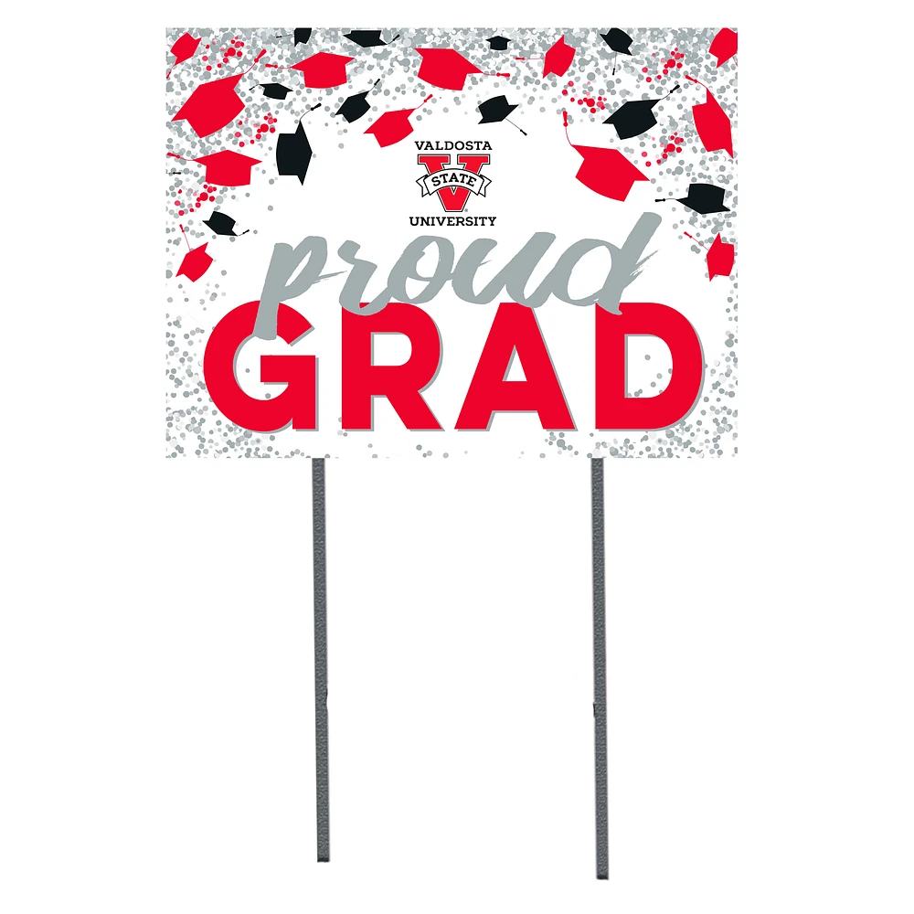 Valdosta State Blazers 18" x 24" Proud Grad Yard Sign