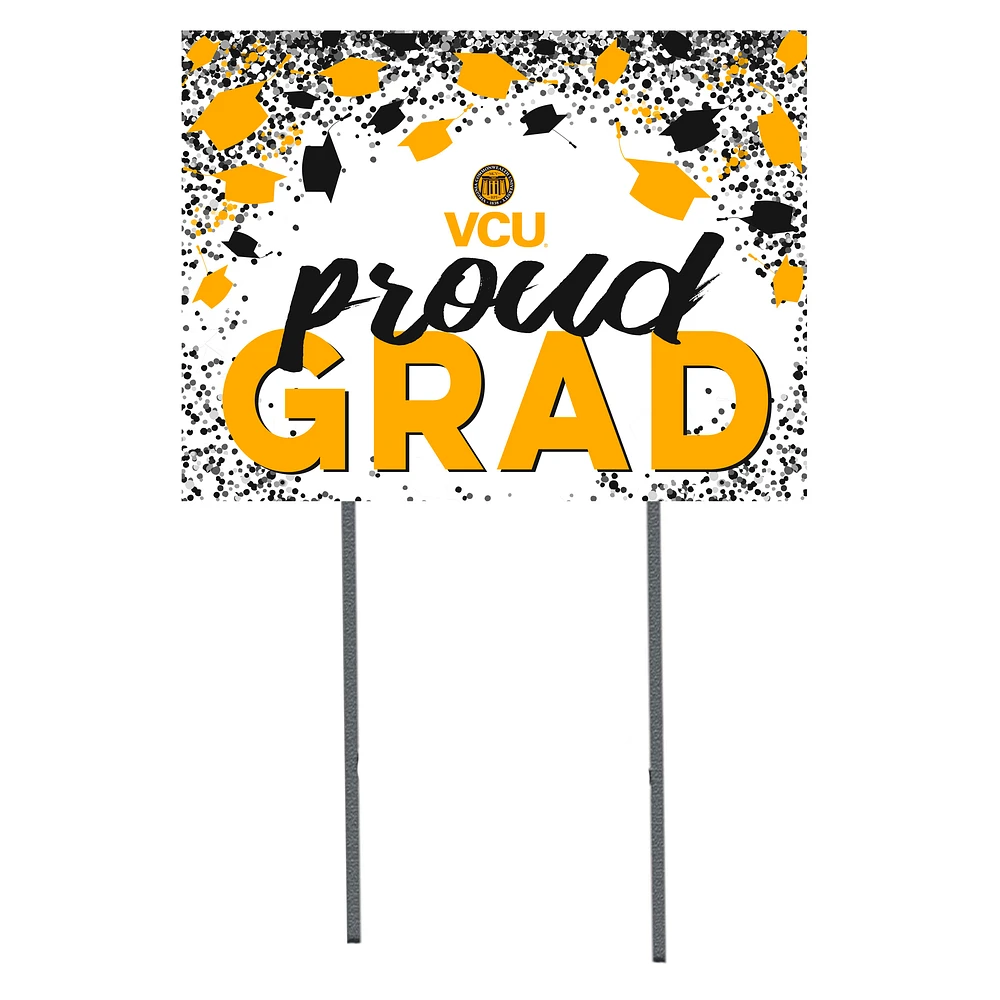 VCU Rams 18" x 24" Proud Grad Yard Sign