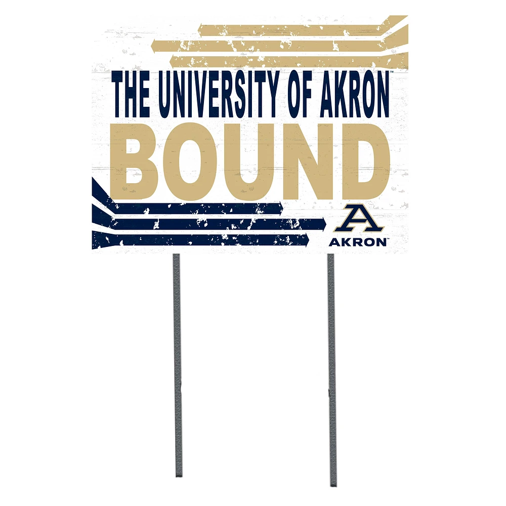 Akron Zips 18'' x 24'' Bound Yard Sign