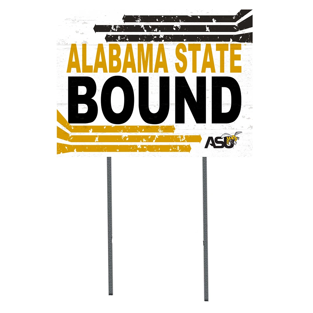 Alabama State Hornets 18'' x 24'' Bound Yard Sign