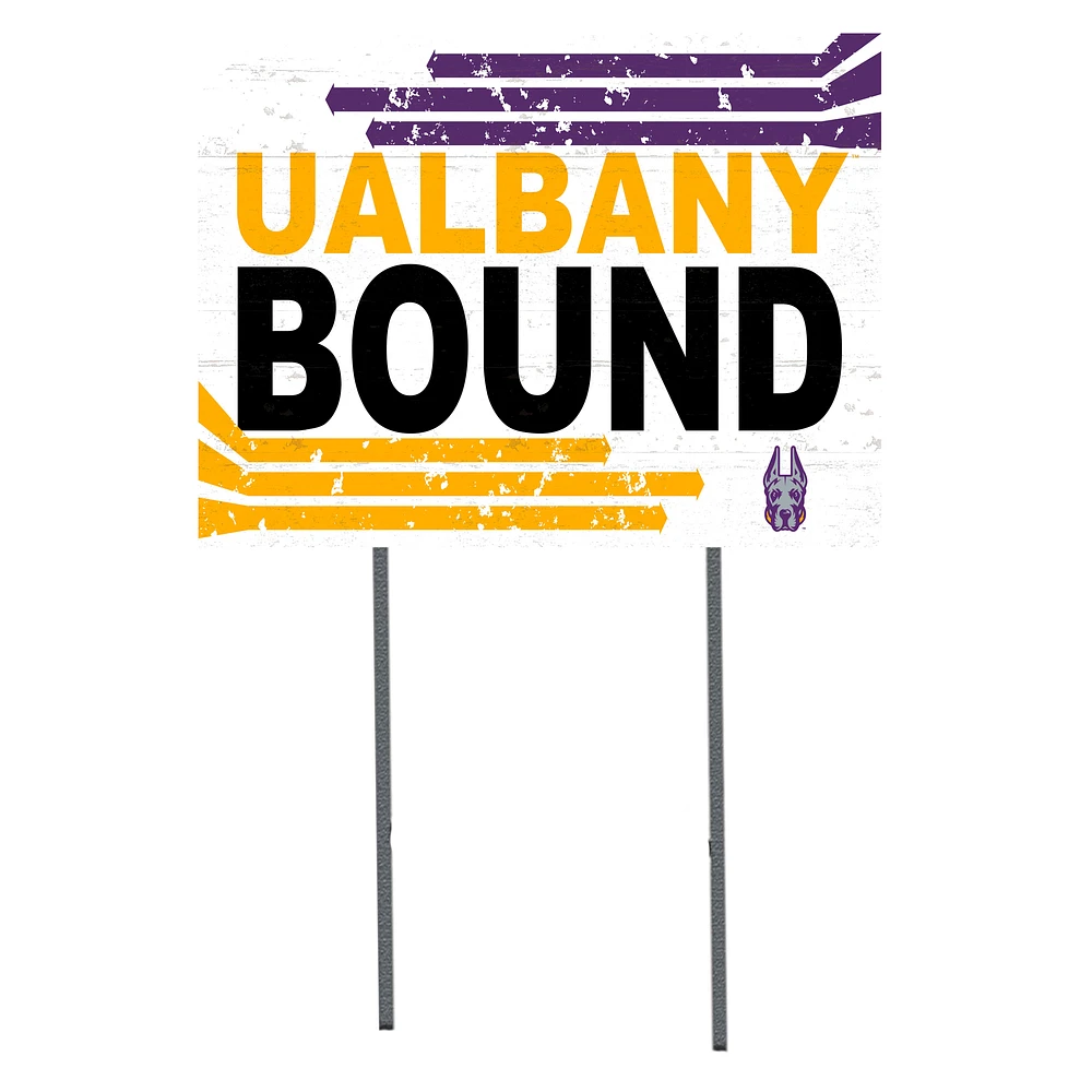 SUNY Albany Great Danes 18'' x 24'' Bound Yard Sign
