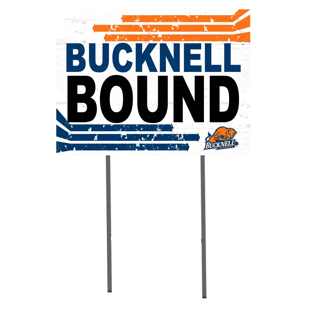 Bucknell Bison 18'' x 24'' Bound Yard Sign