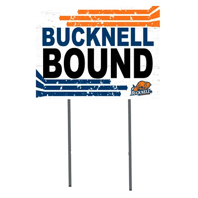 Bucknell Bison 18'' x 24'' Bound Yard Sign