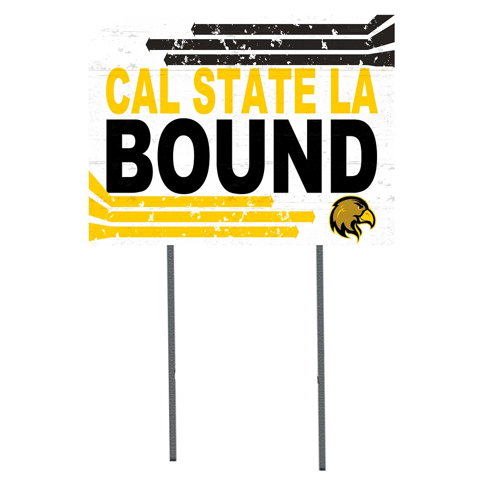 Cal State-Los Angeles Golden Eagles 18'' x 24'' Bound Yard Sign