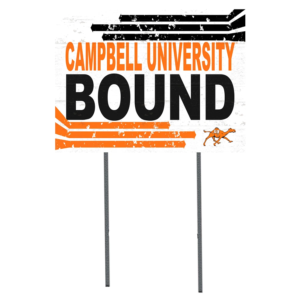 Campbell Fighting Camels 18'' x 24'' Bound Yard Sign