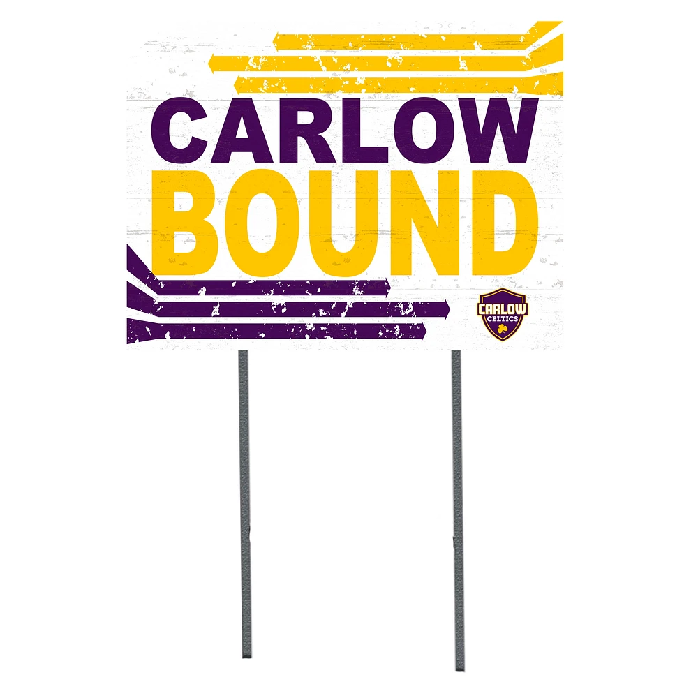 Carlow University Celtics 18'' x 24'' Bound Yard Sign