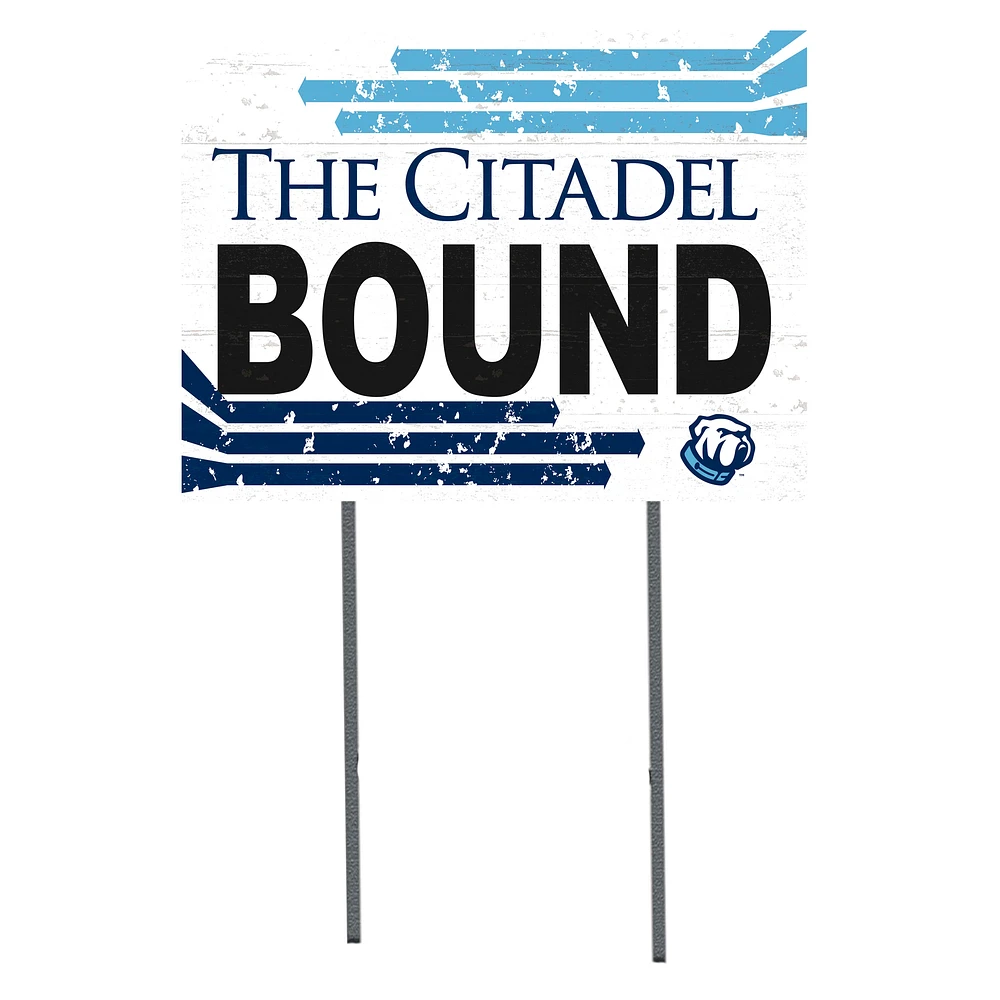 Citadel Bulldogs 18'' x 24'' Bound Yard Sign