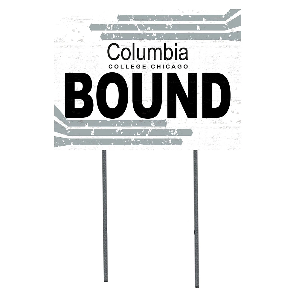 White Columbia Renegades 18" x 24" Bound Yard Sign