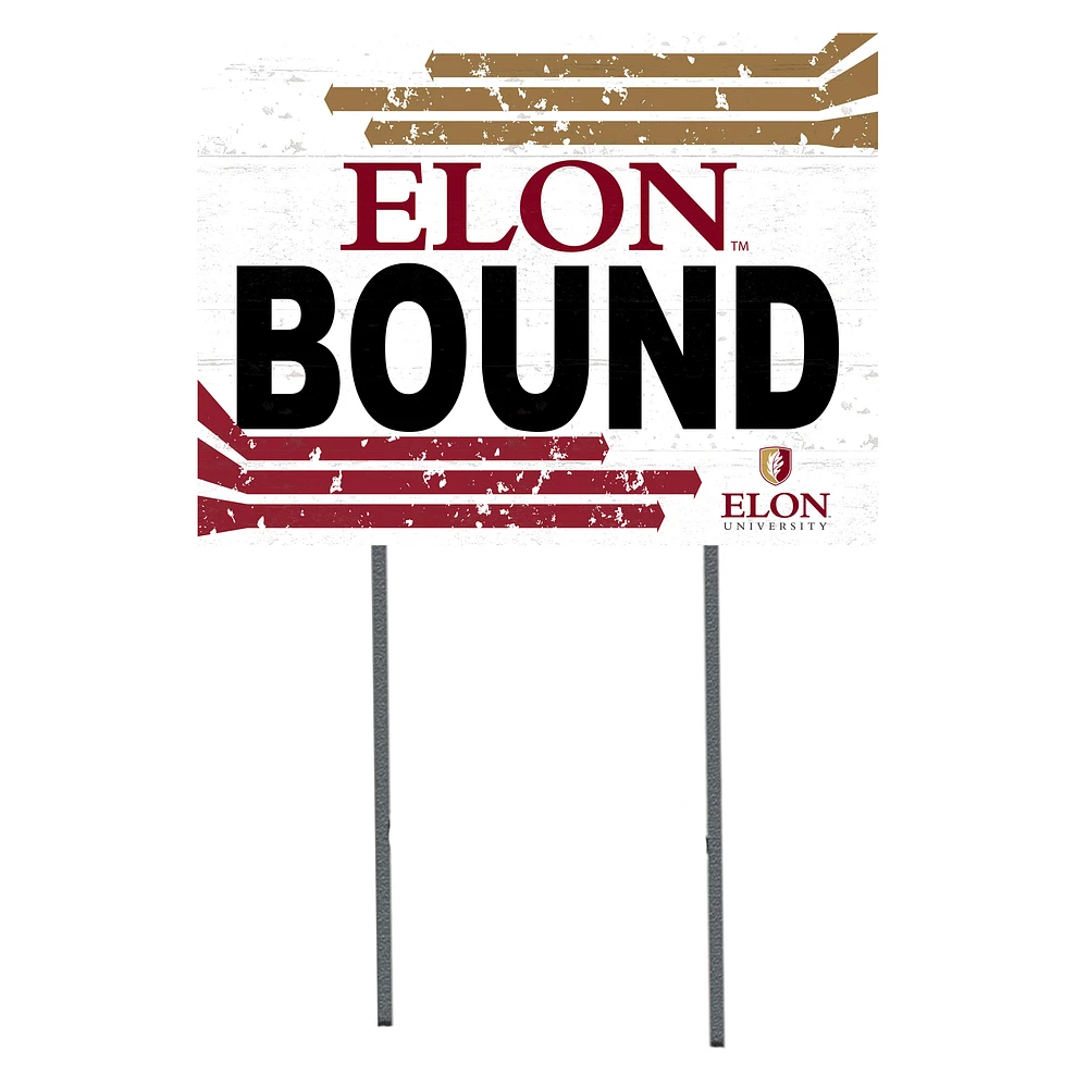White Elon Phoenix 18" x 24" Bound Yard Sign
