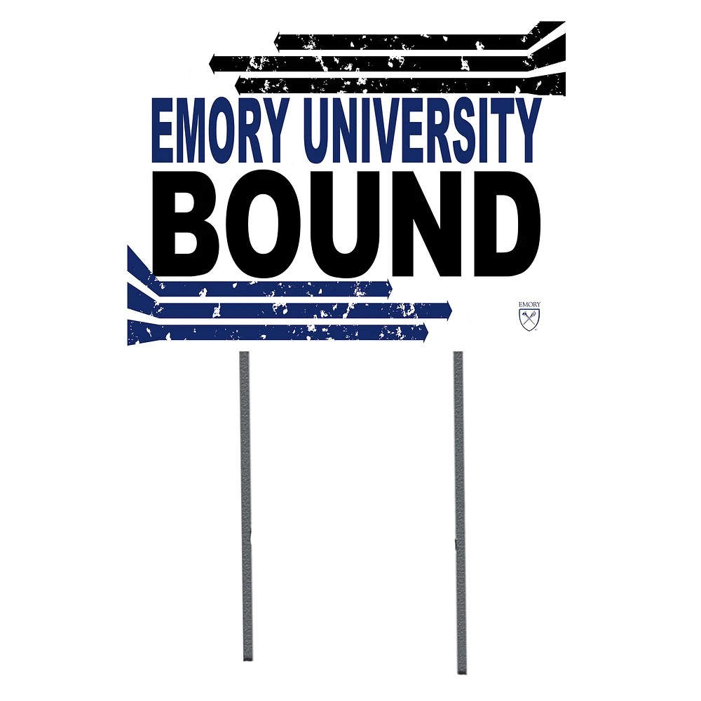 White Emory Eagles 18" x 24" Bound Yard Sign
