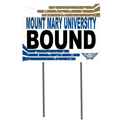 White Mount Mary Blue Angels 18" x 24" Bound Yard Sign