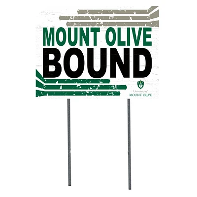 White Mount Olive Trojans 18" x 24" Bound Yard Sign