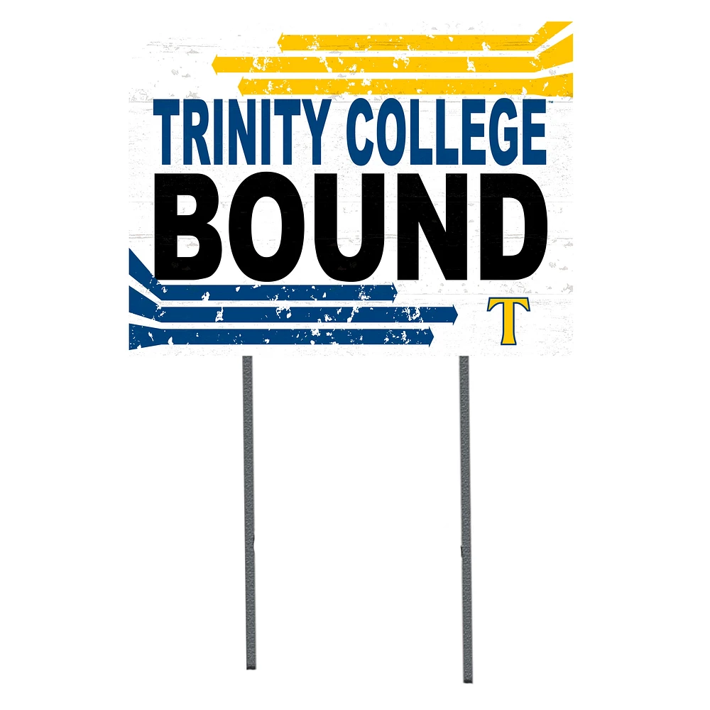 White Trinity Bantams 18" x 24" Bound Yard Sign