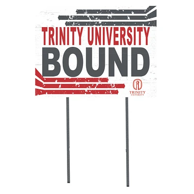 White Trinity Tigers 18" x 24" Bound Yard Sign