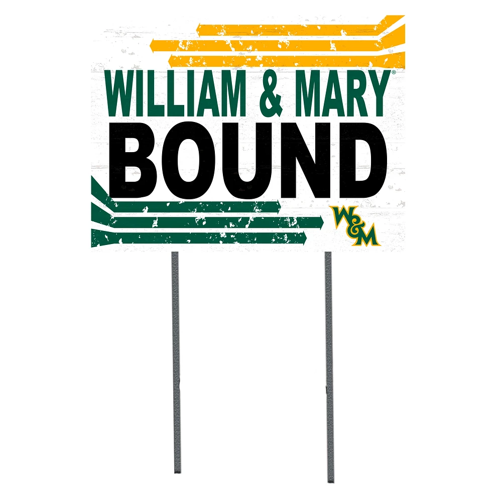 White William & Mary Tribe 18" x 24" Bound Yard Sign