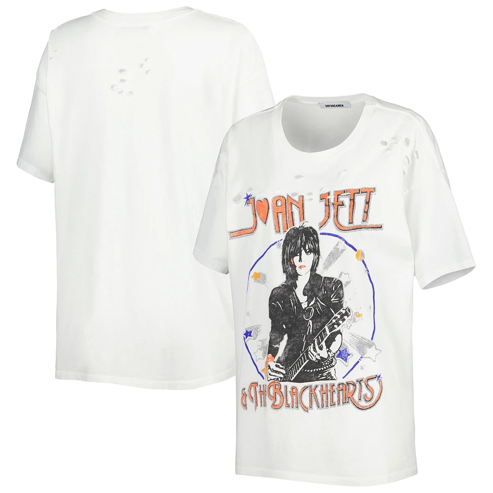 Women's White Joan Jett Graphic T-Shirt
