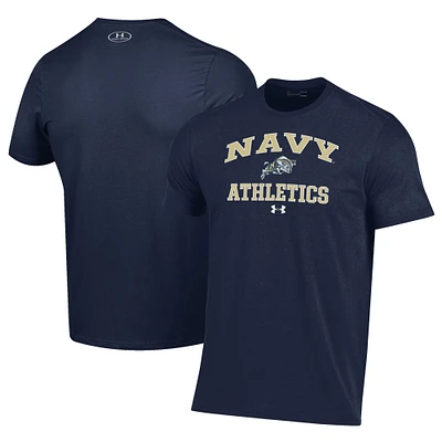 Men's Under Armour  Navy Midshipmen Athletics Performance T-Shirt