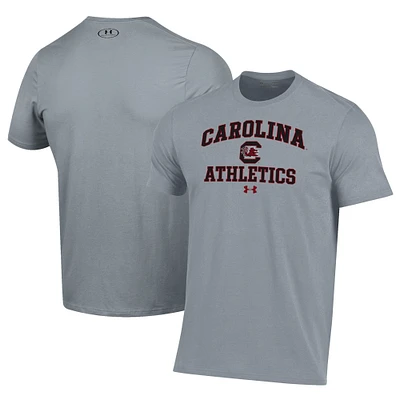 Men's Under Armour Gray South Carolina Gamecocks Athletics Performance T-Shirt