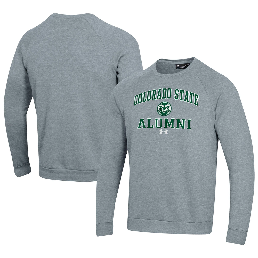 Men's Under Armour Gray Colorado State Rams Alumni All Day Pullover Sweatshirt