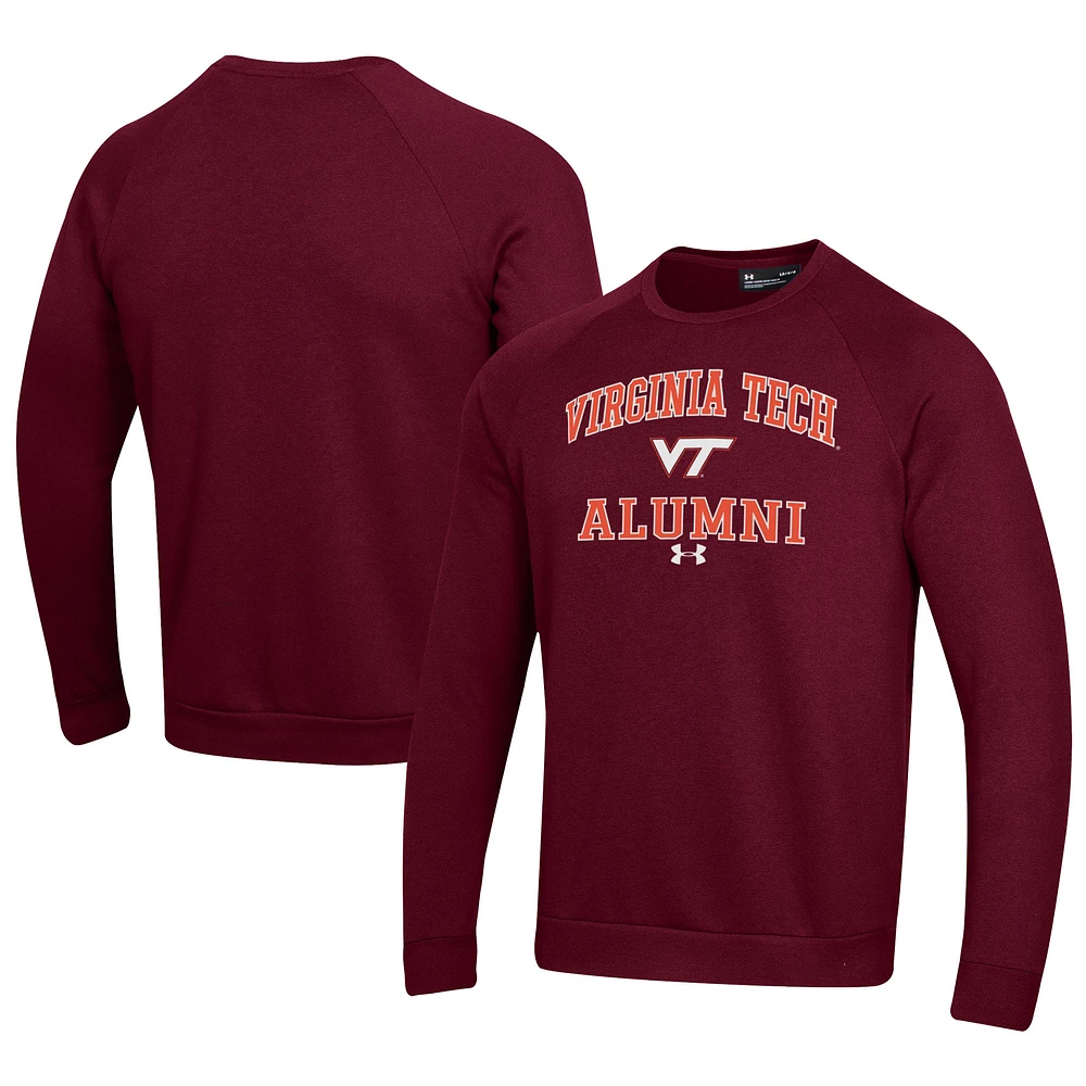 Men's Under Armour Maroon Virginia Tech Hokies Alumni All Day Pullover Sweatshirt