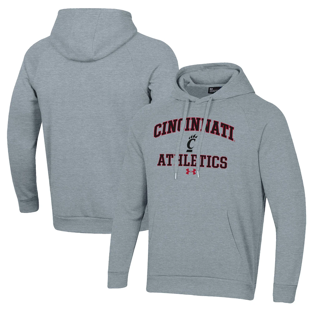 Men's Under Armour Gray Cincinnati Bearcats Athletics All Day Pullover Hoodie
