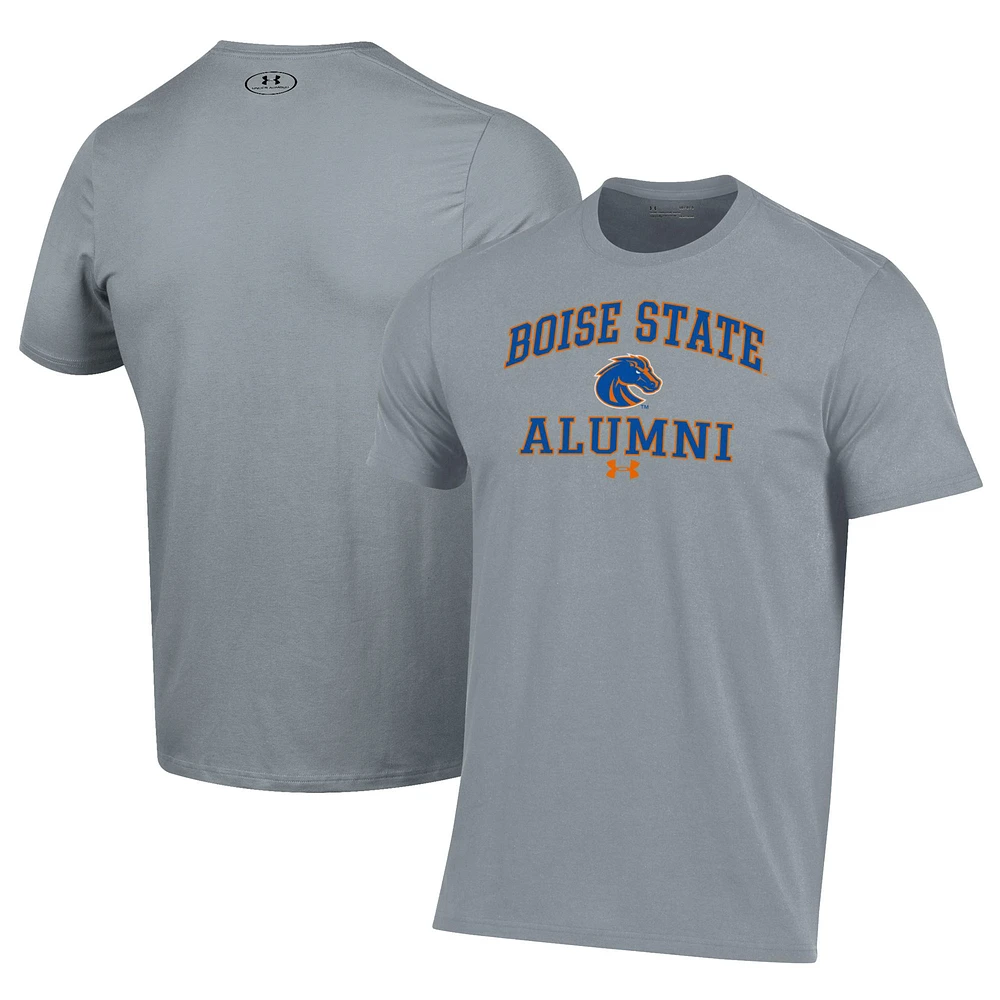 Men's Under Armour Gray Boise State Broncos Alumni Performance T-Shirt