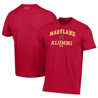 Men's Under Armour Red Maryland Terrapins Alumni Performance T-Shirt