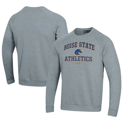 Men's Under Armour Gray Boise State Broncos Athletics All Day Fleece Pullover Sweatshirt