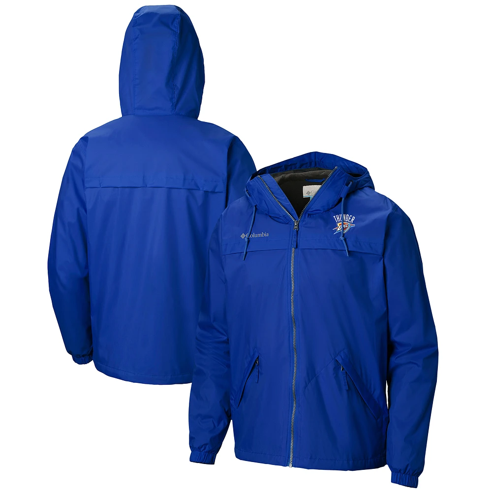 Men's Columbia Blue Oklahoma City Thunder Oroville Creek Lined Full-Zip Jacket