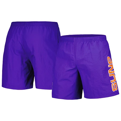 Men's Mitchell & Ness Purple Phoenix Suns Hardwood Classics 1992-2000 Throwback Logo Heritage Shorts