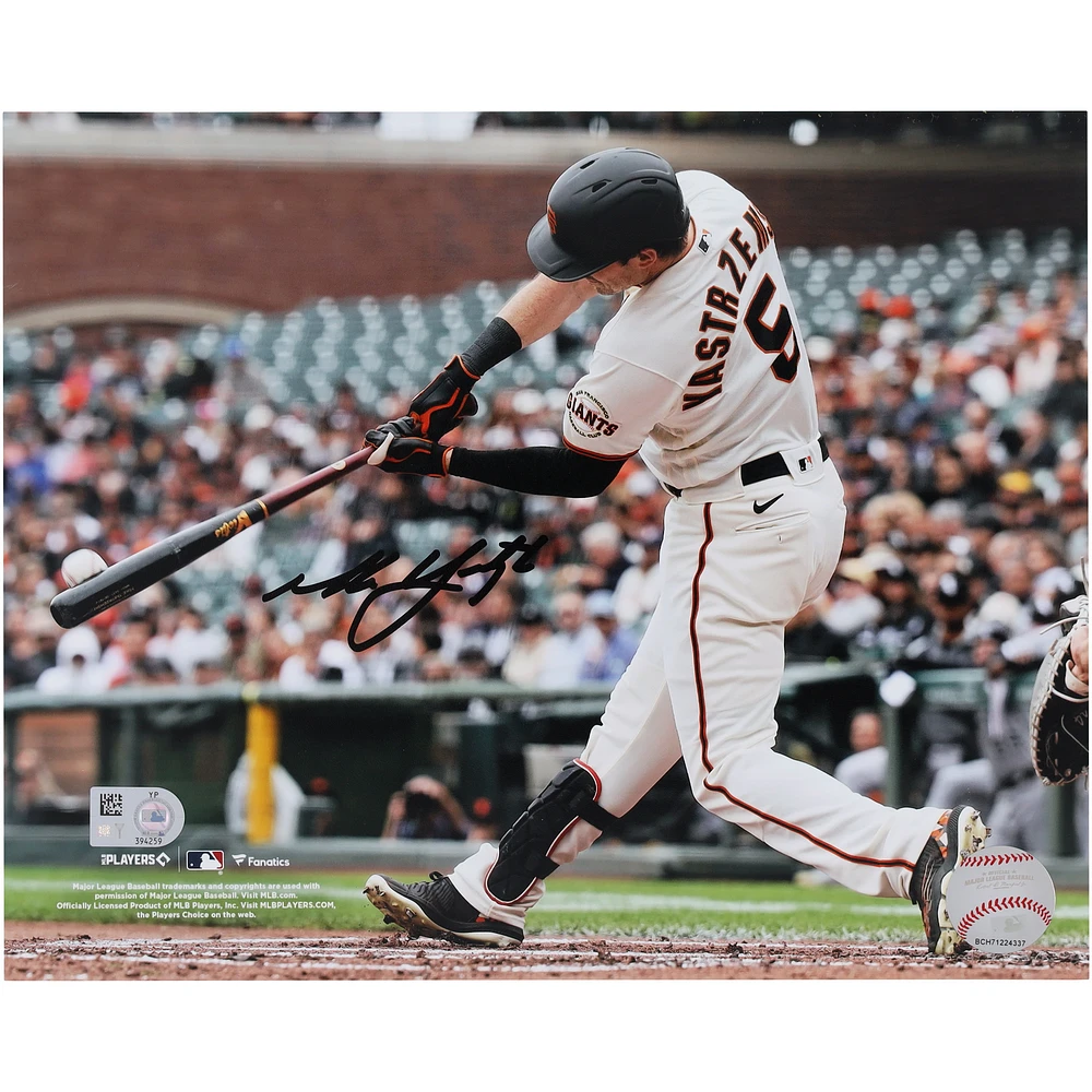 Mike Yastrzemski San Francisco Giants Autographed 8" x 10" Horizontal Hitting Photograph