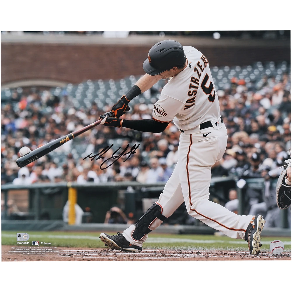 Mike Yastrzemski San Francisco Giants Autographed 16" x 20" Horizontal Hitting Photograph