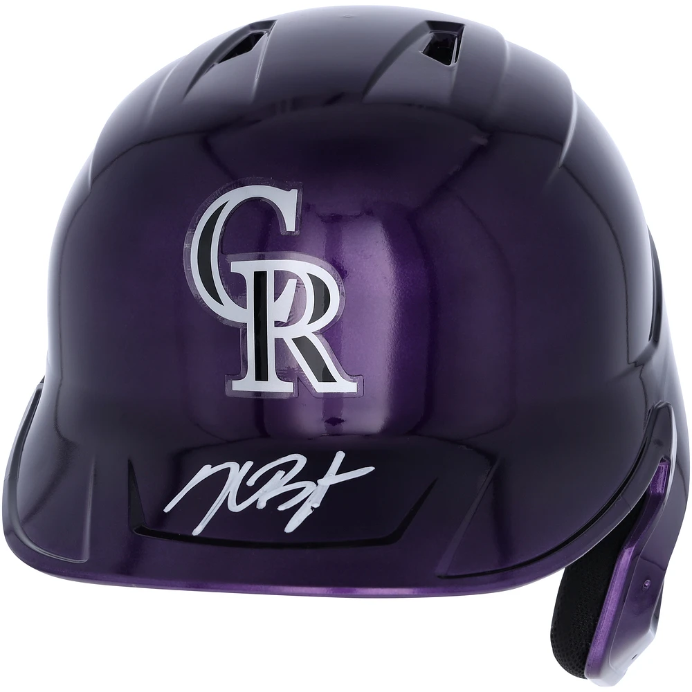 Kris Bryant Colorado Rockies Autographed Alternate Chrome Rawlings Mach Pro Replica Batting Helmet - Fanatics Exclusive