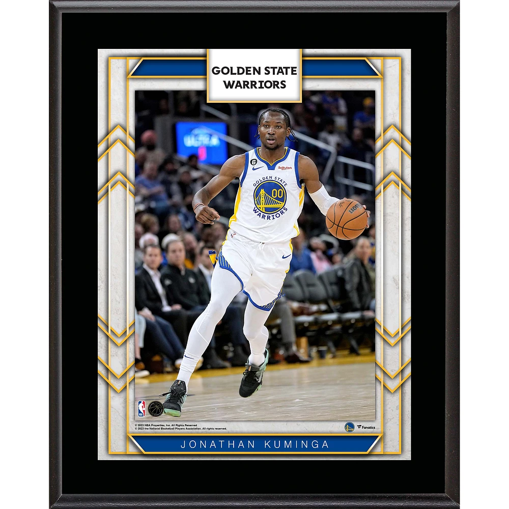 Jonathan Kuminga Golden State Warriors 10.5" x 13" Sublimated Player Plaque