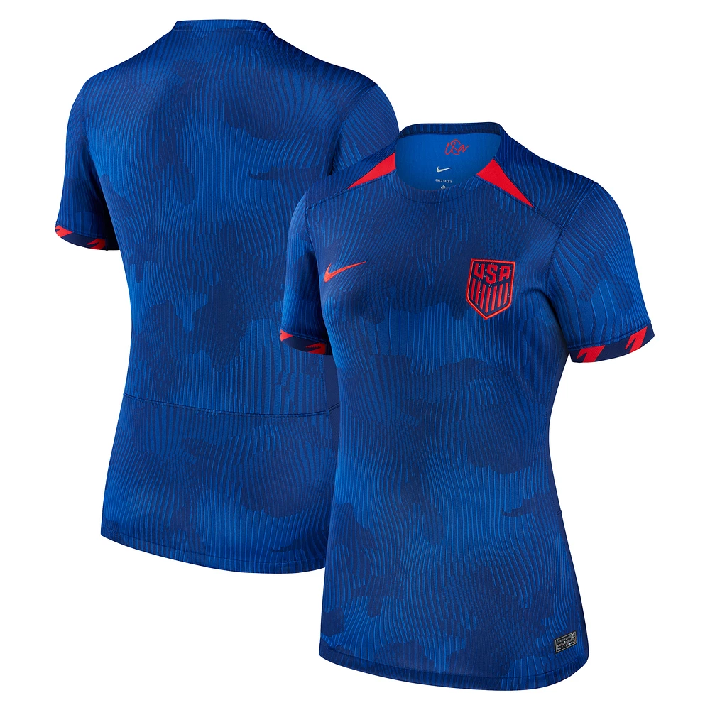 Women's Nike Royal USMNT 2023 Away Authentic Jersey