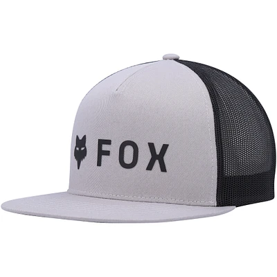 Men's Fox Gray Absolute Mesh Snapback Hat