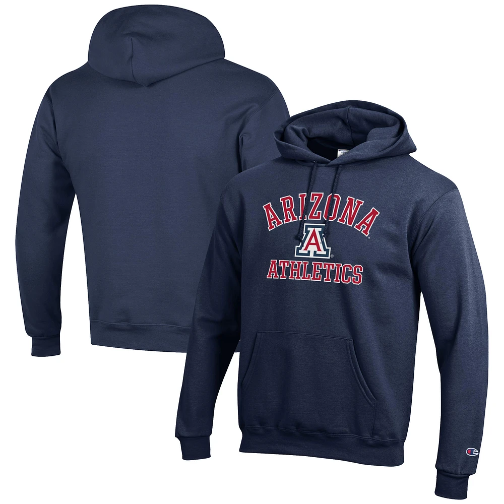 Men's Champion Navy Arizona Wildcats Athletics Logo Pullover Hoodie