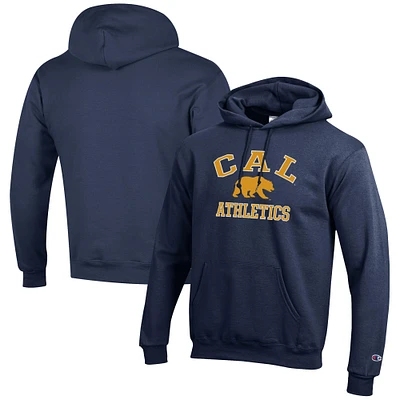 Men's Champion Navy Cal Bears Athletics Logo Pullover Hoodie
