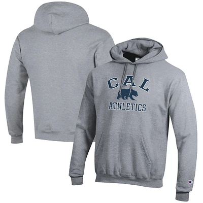 Men's Champion Gray Cal Bears Athletics Logo Pullover Hoodie