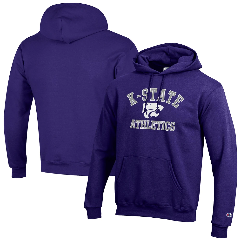 Men's Champion Kansas State Wildcats Athletics Logo Pullover Hoodie