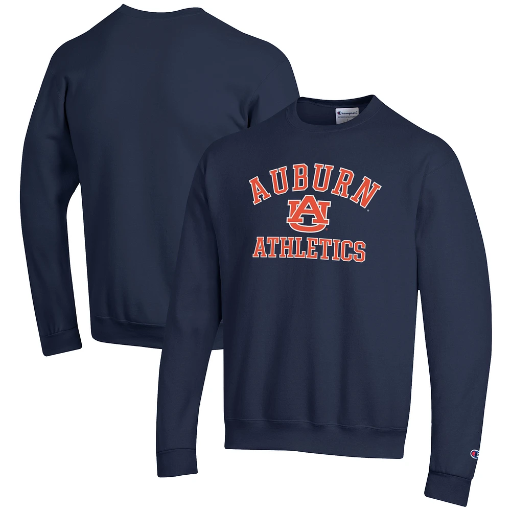 Men's Champion Navy Auburn Tigers Athletics Logo Pullover Sweatshirt
